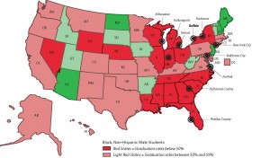 Schott Foundation's 50-state map